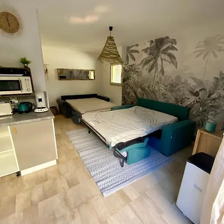 La Beau'm Les Pins Centre 200m De La Terrasse Et Jardin Жуан-ле-Пен